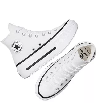 Converse Scarpe Chuck Taylor All Star Lift Double Stack Ox High W Bianco E Nero | Converse | 