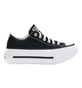 Converse Scarpe Chuck Taylor All Star Lift Double Stack Ox W Nero E Bianco A15490C