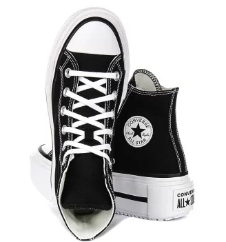 Converse Scarpe Chuck Taylor All Star Lift Double Stack Ox High W Nero E Bianco | Converse | 