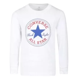 Converse Maglia Chuck Taylor All Star Patch Jr Bianco 966243-001