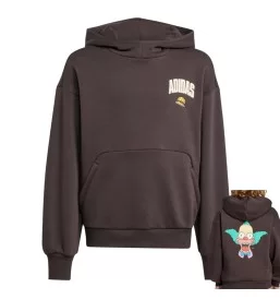 Adidas Felpa Cappuccio Simpson Krusty Clown Jr Marrone JL9181