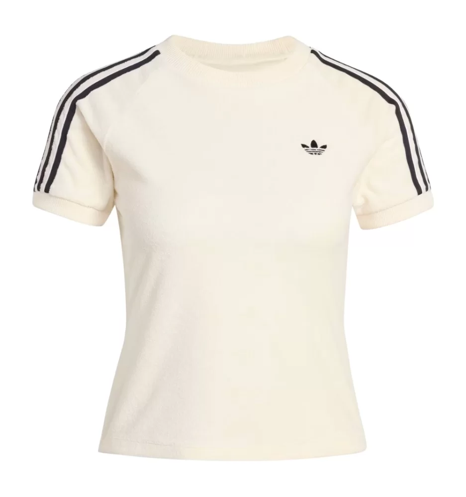 Adidas T-shirt Terry Towel Cali Bianco KD1411