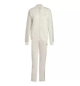 Adidas Tuta Essentials 3 Strisce W Bianco KB8162