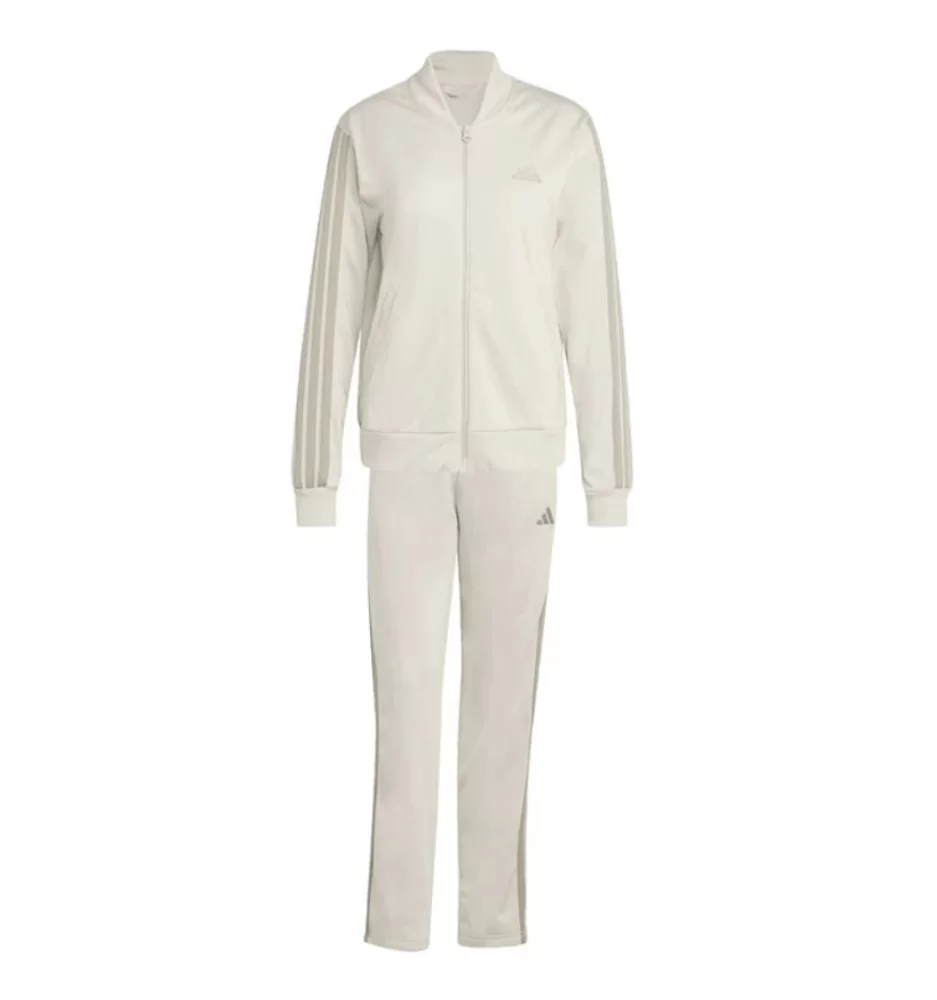 Adidas Tuta Essentials 3 Strisce W Bianco KB8162