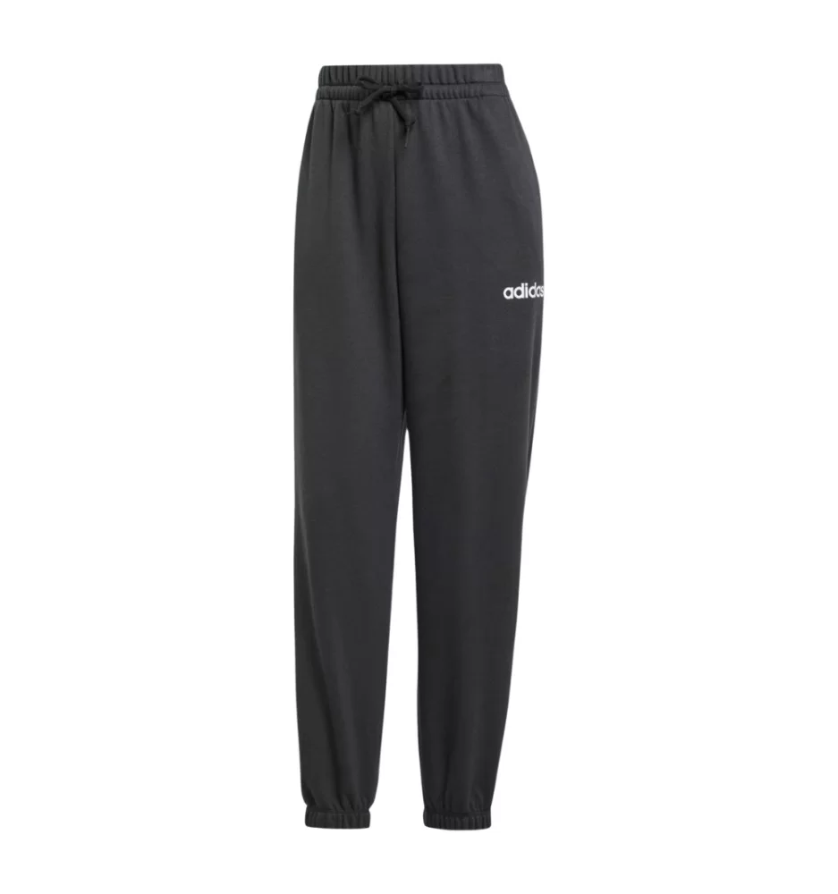 Adidas Pantaloni Essentials Linear French Terry W Nero JC5948