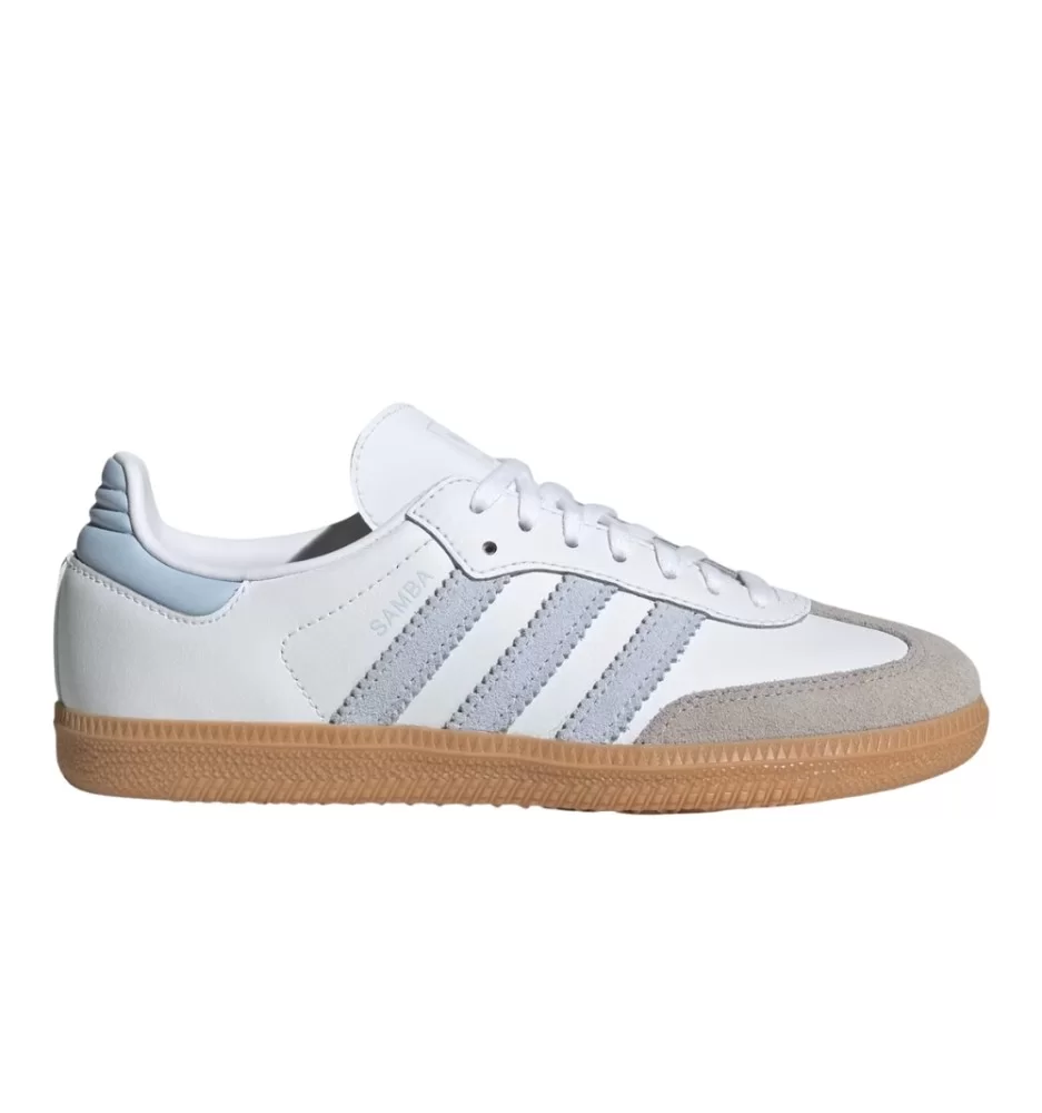 Adidas Scarpe Samba Og Jr Bianco E Celeste JQ2019