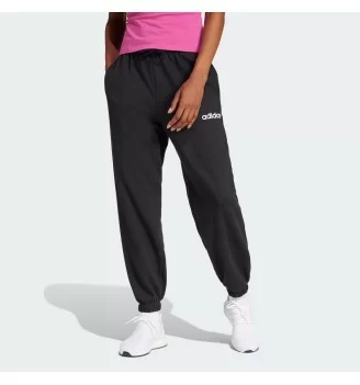Adidas Pantaloni Essentials Linear French Terry W Nero | Adidas | 