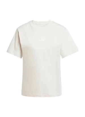 Adidas T-shirt Logo W Bianco JI6079