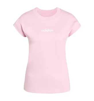 Adidas T-shirt Linear W Rosa KT0548