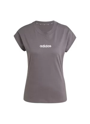 Adidas T-shirt Linear W Grigio JC8236