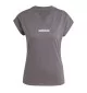 Adidas T-shirt Linear W Grigio JC8236