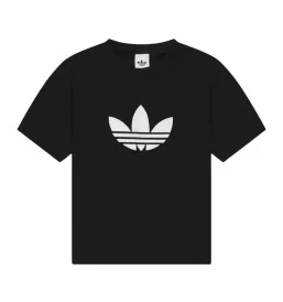Adidas T-shirt Trefoil Boxy W Nero KD2918
