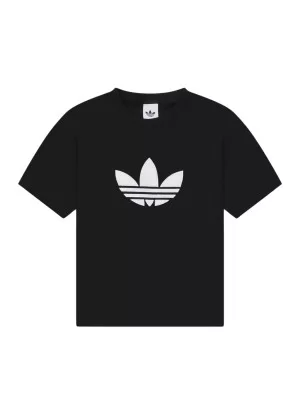 Adidas T-shirt Trefoil Boxy W Nero KD2918