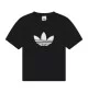 Adidas T-shirt Trefoil Boxy W Nero KD2918