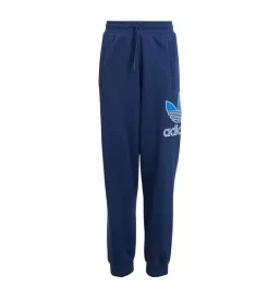 Adidas Pantaloni Big Logo Execution Oversized Jr Notte Blu JV8577