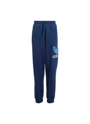 Adidas Pantaloni Big Logo Execution Oversized Jr Notte Blu JV8577