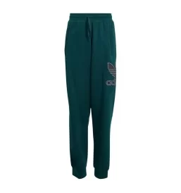 Adidas Pantaloni Big Logo Execution Oversized Jr Verde Blu JV8579