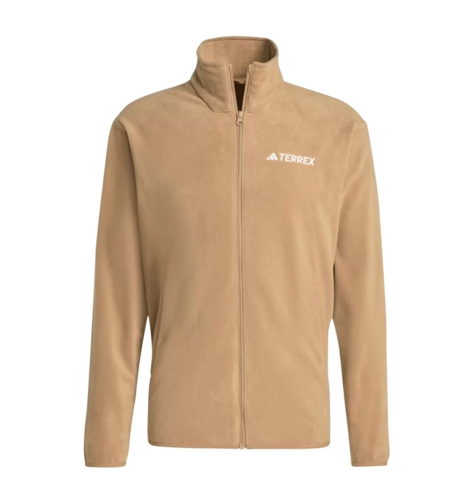 Adidas Giacca Zip Multi Essentials M Beige JM3115