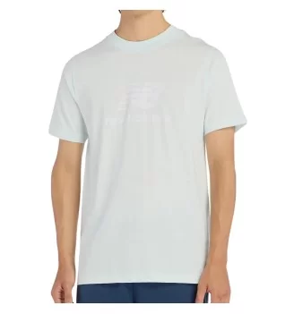 New Balance T-Shirt Sport Essentials Logo M Glint Blu MT41502AAW