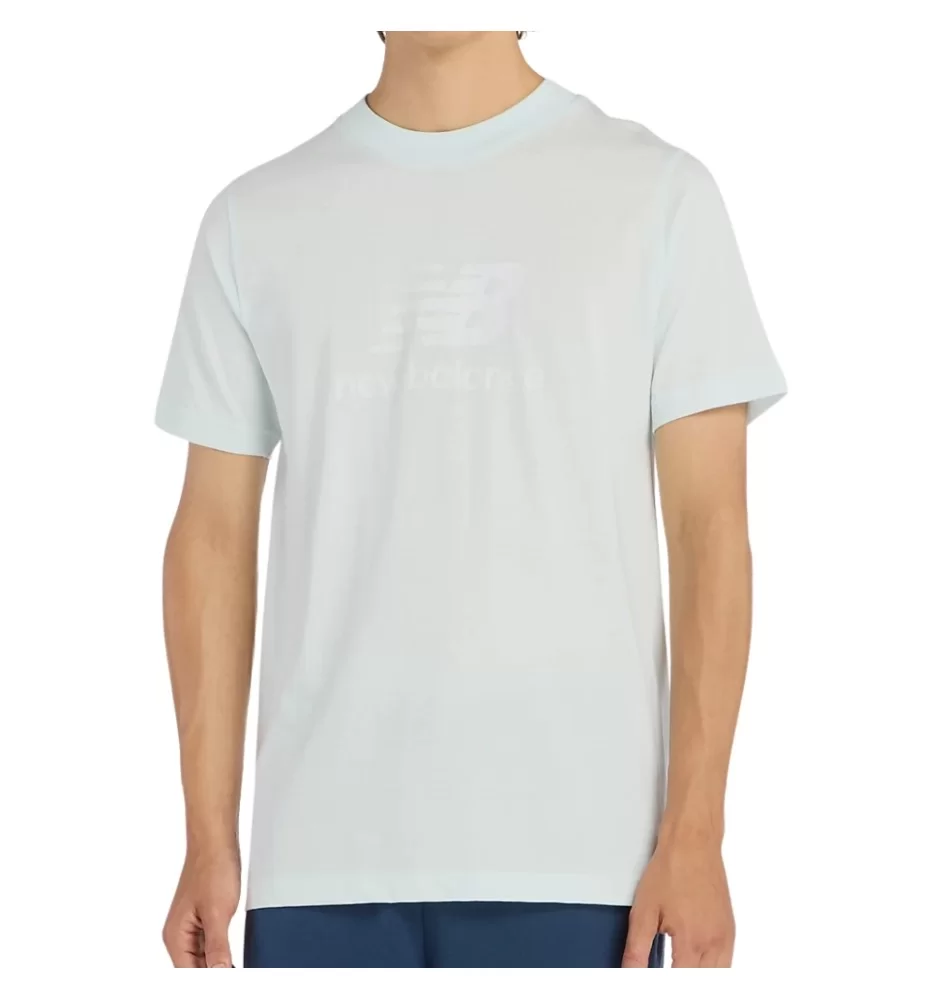 New Balance T-Shirt Sport Essentials Logo M Glint Blu MT41502AAW