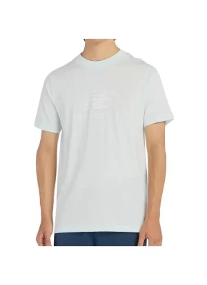 New Balance T-Shirt Sport Essentials Logo M Glint Blu MT41502AAW
