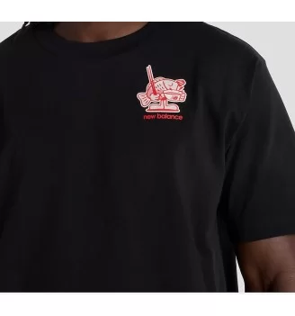 New Balance T-Shirt Ramen Graphic M Nero | New Balance | 