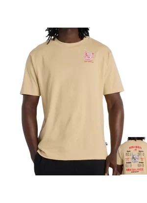 New Balance T-Shirt Ramen Graphic M Toasted Sesame Giallo MT61H51DABC
