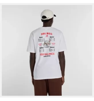 New Balance T-Shirt Ramen Graphic M Bianco | New Balance | 