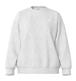 New Balance Felpa Small Logo Sport Essentials French Terry W Grigio WT41508AHH