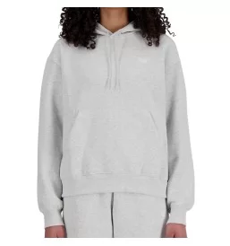 New Balance Felpa Cappuccio Sport Essentials French Terry W Grigio WT41507AHH