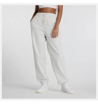 New Balance Pantaloni Athletics French Terry W Grigio Chiaro | New Balance | 