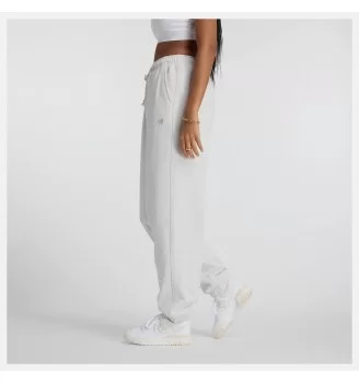 New Balance Pantaloni Athletics French Terry W Grigio Chiaro | New Balance | 