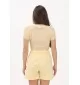Adidas T-shirt Smoked Crop W Giallo | Adidas | 