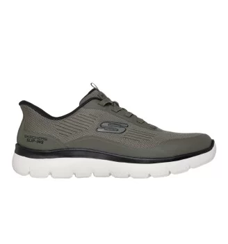 Skechers Scarpe Summits Leyter M Verde 233047 OLBK