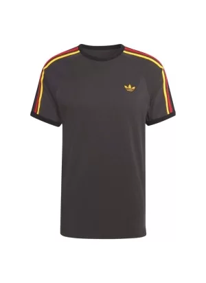 Adidas T-Shirt 3 Stripes M Nero Rosso Giallo KC8637