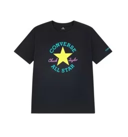 Converse T-shirt Dissected Chuck Patch Jr Nero 9CD483-GJ8