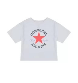 Girls Converse T-shirt Dissected Chuck Taylor Girls Bianco 4CG896-W9C