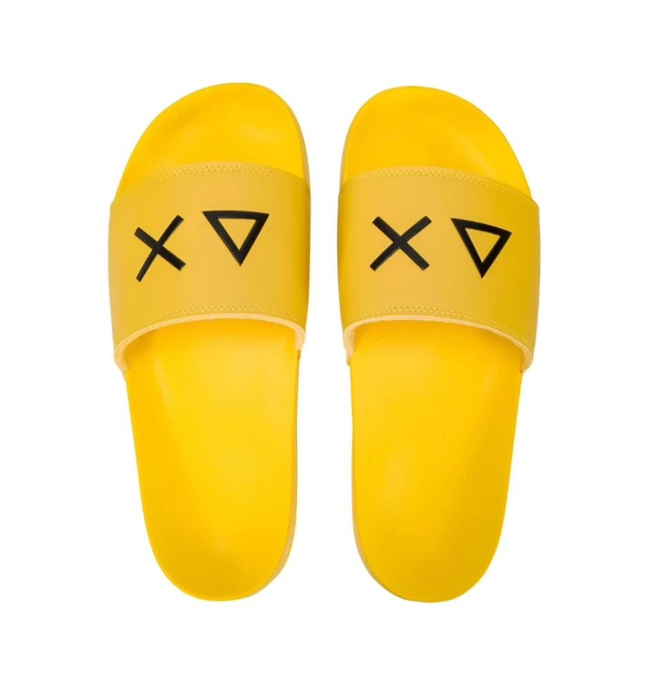 Sun68 Ciabatta Slippers Logo M Giallo Nero X36110 23