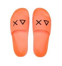 Sun68 Ciabatta Slippers Logo M Arancione Fluo Nero X36110 64
