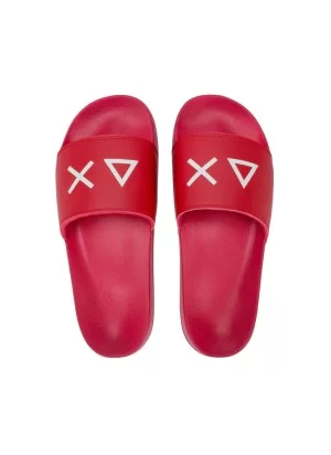 Sun68 Ciabatta Slippers Logo M Rosso Bianco X36110 10