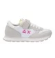 Sun68 Scarpe Girl's Ally Solid Kid Bianco Fucsia Z36401K 0162
