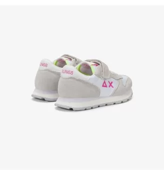 Sun68 Scarpe Girl's Ally Solid Kid Bianco Fucsia | Sun68 | 