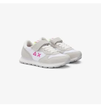Sun68 Scarpe Girl's Ally Solid Kid Bianco Fucsia | Sun68 | 