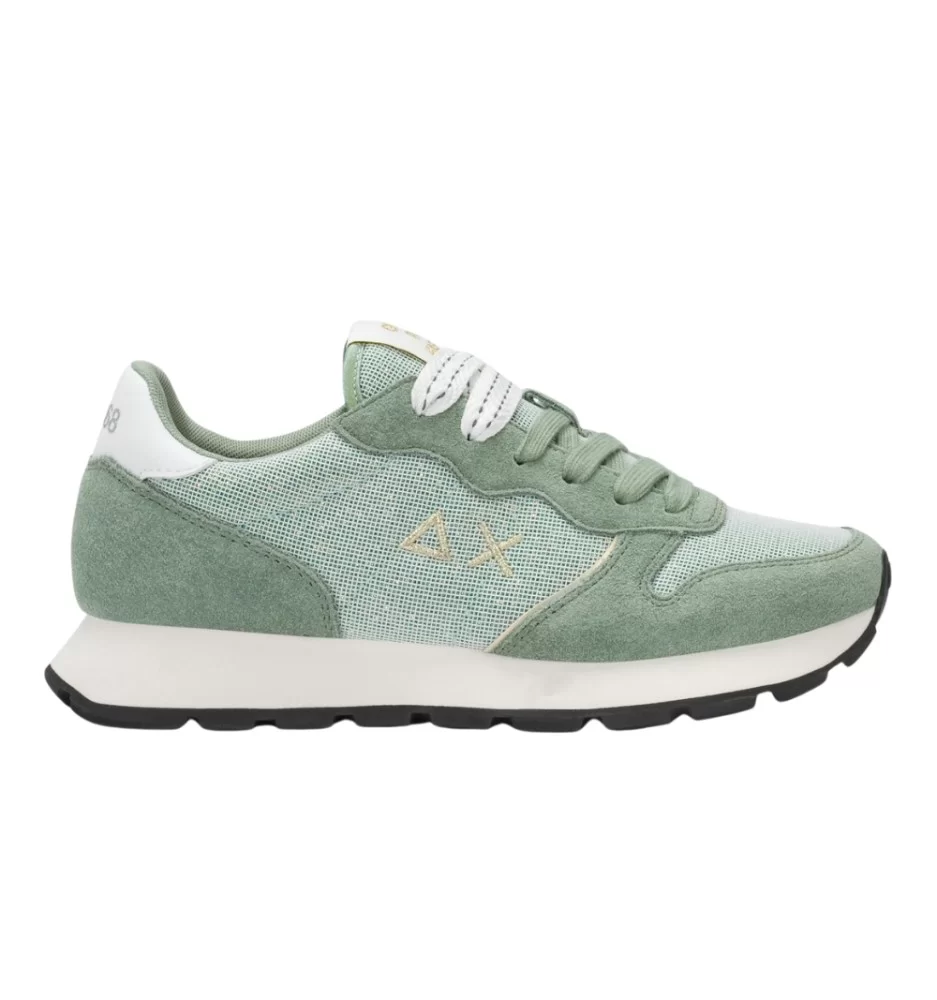 Sun68 Scarpe Ally Glitter Textile Verde Salvia Z36203 84