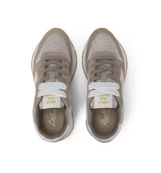 Sun68 Scarpe Ally Glitter Textile Stone Marrone | Sun68 | 