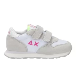 Sun68 Scarpe Girl's Ally Solid Baby Bianco Fucsia Z36401B 0162