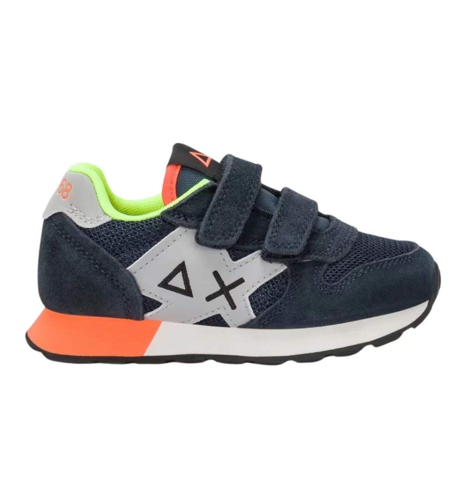 Scarpe Sun68 Boy's Jaki Fluo Baby Navy Blu Z36317B 07