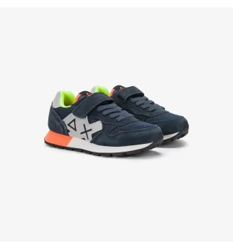 Sun68 Scarpe Boy's Jaki Fluo Kids Navy Blu | Sun68 | 