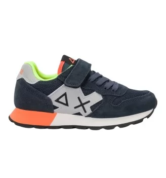 Sun68 Scarpe Boy's Jaki Fluo Kids Navy Blu Z36317K 07