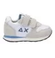 Sun68 Boy's Tom Solid First Step Bianco Z36301F 01